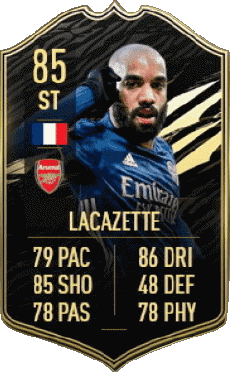 Multi Média Jeux Vidéo F I F A - Joueurs Cartes France Alexandre Lacazette 
