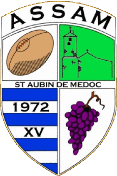 Sports Rugby Club France Logo Dept 33 AS St Aubin de Médoc RC 