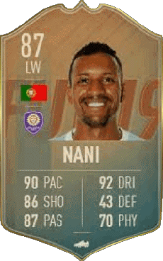 Multimedia Videospiele F I F A - Karten Spieler Portugal Luís Nani 