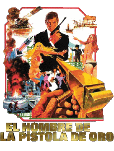 Multimedia Film Internazionale James Bond 007 L'uomo dalla pistola d'oro Logo Spagnolo 