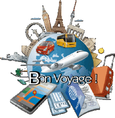 Mensajes Francés Bon Voyage 02 