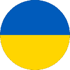 Bandiere Europa Ucraina Tondo 