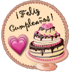 Messages Spanish Feliz Cumpleaños Pasteles 006 
