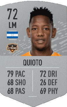 Multimedia Videospiele F I F A - Karten Spieler Honduras Romell Quioto 