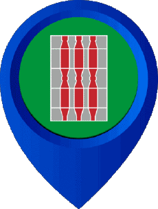 Drapeaux Europe Italie Ombrie Epingle de Localisation 