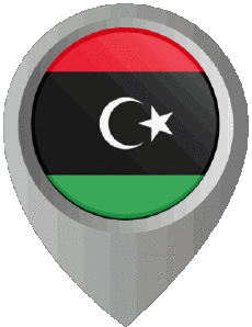 Fahnen Afrika Libyen Epingle de Localisation 
