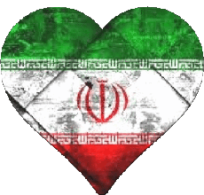 Flags Asia Iran Heart 