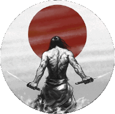 Drapeaux Asie Japon Rond 