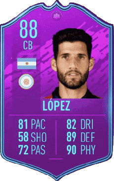 Multi Media Video Games F I F A - Card Players Argentina Lisandro Lopez 
