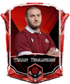 Sports Rugby - Joueurs Géorgie Equipe 2025 Temur Tsulukidze 