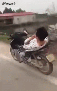 Umorismo -  Fun Trasporti Moto Strada - Fail 