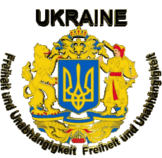 Bandiere Europa Ucraina Freiheit und Unabhängigkeit 