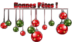 Messages Français Bonnes Fêtes (Noël) Série 08 