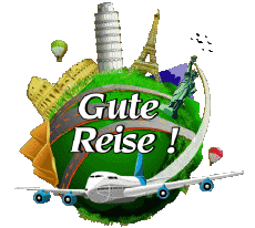 Messages Allemand Gute Reise Fond Transparent 04 