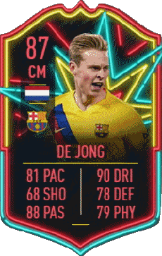 Multimedia Videospiele F I F A - Karten Spieler Niederlande Frenkie de Jong 