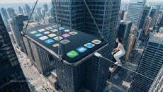 Humor -  Fun A.I Mix Tightrope Walker 