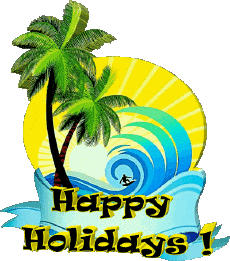 Nachrichten Englisch Happy Holidays Transparenter Hintergrund 25 