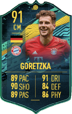 Multimedia Videospiele F I F A - Karten Spieler Deutschland Leon Goretzka 