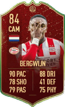 Multimedia Vídeo Juegos F I F A - Jugadores  cartas Países Bajos Steven Bergwijn 