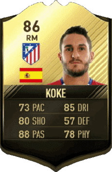 Multi Media Video Games F I F A - Card Players Spain Jorge Resurrección - Koke 