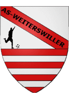Sports FootBall Club France Logo Grand Est 67 - Bas-Rhin AS Weiterswiller 