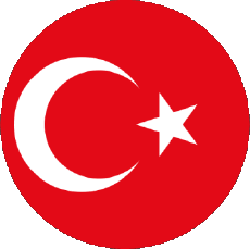 Fahnen Asien Türkei Runde 