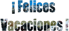 Messages Spanish Felices Vacaciones Animated Background 001 