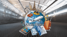 Messages German Gute Reise Animated Background 003 