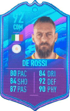 Multi Media Video Games F I F A - Card Players Italy Daniele De Rossi 