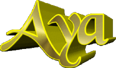 Nombre FEMENINO - Magreb Musulmán A Aya 