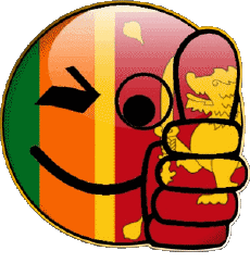 Banderas Asia Sri Lanka Smiley - OK 