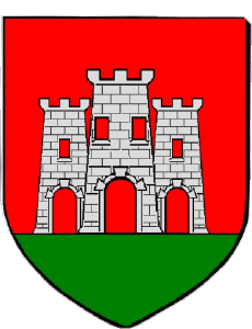 Banderas Francia Departamentos - Ciudades 61 DOMFRONT EN POIRAIE 