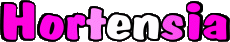 Nome FEMMINILE - Spagna H Hortensia 