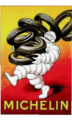 Umorismo -  Fun ARTE Poster retrò - Marchi Michelin 
