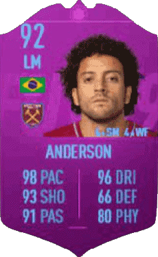 Multi Media Video Games F I F A - Card Players Brazil Felipe Anderson Pereira Gomes 