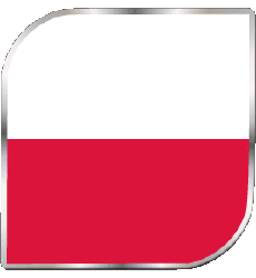 Bandiere Europa Polonia Quadrato 