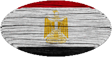 Bandiere Africa Egitto Ovale 01 