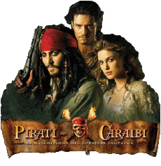 Multi Media Movies International Pirates of the Caribbean Dead Man's Chest Italian Logo 