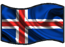 Drapeaux Europe Islande Rectangle 