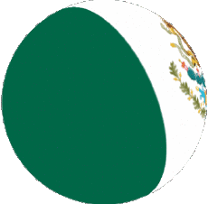 Banderas América México Esfera - Cubo 