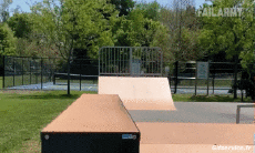 Humor -  Fun Sports Roller Skate Gamelle Fail 