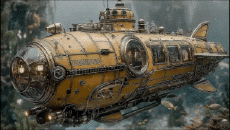 Humour - Fun I.A Mix Epic Steampunk Vehicule 
