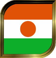 Bandiere Africa Niger Quadrato 