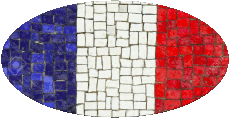 Bandiere Francia Nazionale Ovale 
