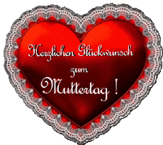 Mensajes Alemán Herzlichen Glückwunsch zum Muttertag 014 