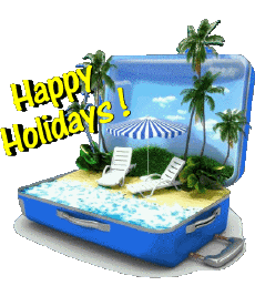 Mensajes Inglés Happy Holidays Fondo transparente 10 