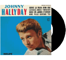 serre la main d un fou - laissez nous twister - dans un jardin d amour - une fille comme toi-Multimedia Musik 60' Frankreich-Zusammenstellung Johnny Hallyday 