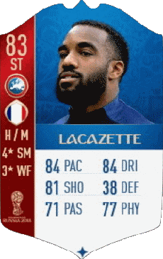 Multi Media Video Games F I F A - Card Players France Alexandre Lacazette 