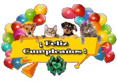 Messages Spanish Feliz Cumpleaños Animales 007 