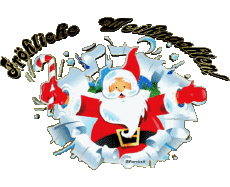 Messages Allemand Fröhliche  Weihnachten Serie 01 